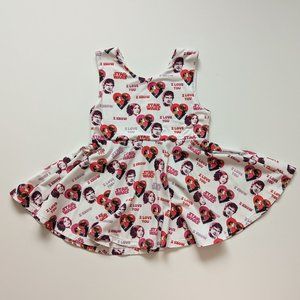 AG Threads Star Wars V Back Peplum Top EUC 5